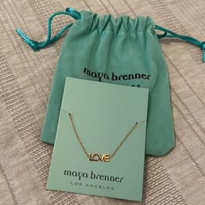 Maya Brenner Rose Gold Tone Love Bracelet